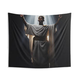 Spiritual Wall Art, Ethnic Tapestry Wall Art, Black Man Art Above Bed Decor, African Culture Wall Art, Spiritual Gift